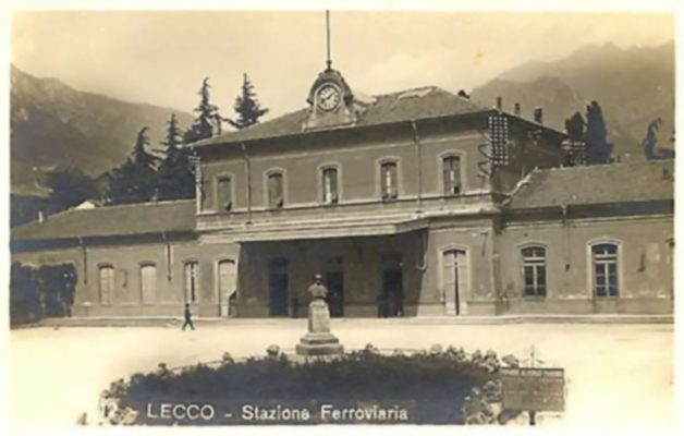 La stazione di Lecco, luogo nevralgico sia per le rete di salvataggio legata alla Croce Rossa sia per quella legata al Partito d’azione