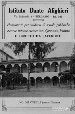 Il Collegio Dante Alighieri in via Gallicciolli sede della Op di Resmini